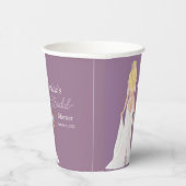 ボーホーブライドの花冠 紙コップ (右)