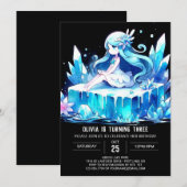 ボーホープリンセスの誕生日 招待状 (正面/裏面)