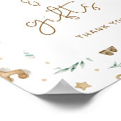 ボーホーベイビーパターン ベビーシャワーブック ギフト ポスター (角)