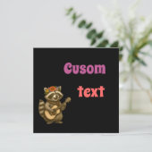 ボーホーラクーン ミュージック ラバー スウィート ノイズ フラワーズ 招待状 (スタンド正面)