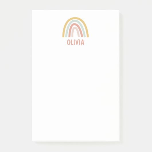 ボーホーレインボーキッズ オーダーメイド ポストイット (正面)