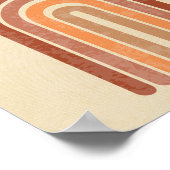 ボーホーレインボー保育園プリント 子供部屋ポスター デコ ポスター (角)