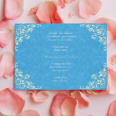 ボーホーレッド装飾花ウェディング・セーブ・ザ・デート セーブザデート