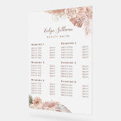 ボーホーローズ料金表 アクリルサイン (傾斜)