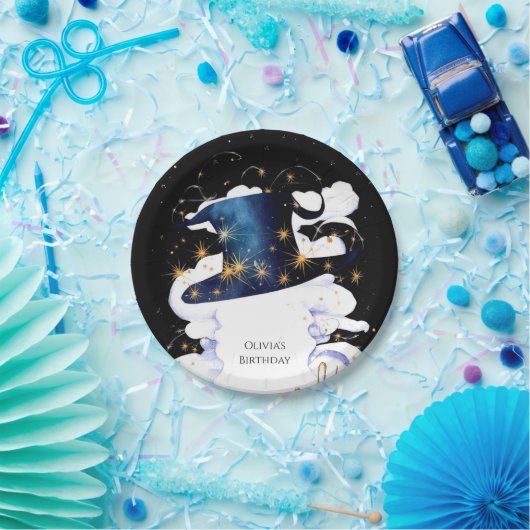 ボーホーワンド魔法ウィザード誕生日 ペーパープレート (パーティー)