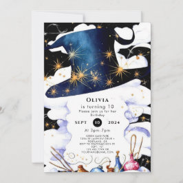 ボーホーワンド魔法ウィザード誕生日 招待状