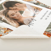 ボーホー冬の休日の後に幸せに結婚なる シェルパブランケット (3/4)