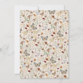 ボーホー卒業パーティー招待状 招待状 (裏面)