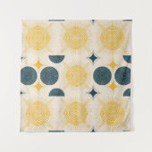 ボーホー天日月文様 タペストリー (正面(横))