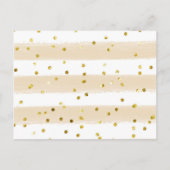 ボーホー森林のパンプキン赤ちゃんの本 インビテーションポストカード (裏面)