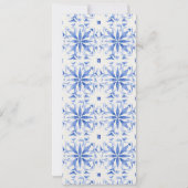 ボーホー水彩イエロー レモン ツリー カップルシャワー 招待状 (裏面)