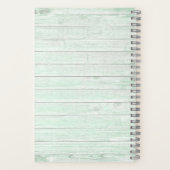 ボーホー水彩虹色の子供用パーソナライズノートブック ノートブック (裏面)