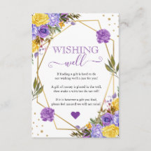 ボーホー水彩 春の花 願い事の井戸