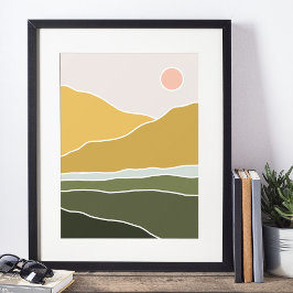 ボーホー現代風壁アートプリント、価値ポスターペーパー ポスター