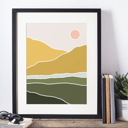 ボーホー現代風壁アートプリント、価値ポスターペーパー ポスター