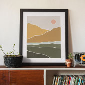 ボーホー現代風壁アートプリント、価値ポスターペーパー ポスター