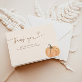 ボーホー秋のカボチャ感謝カード サンキューカード