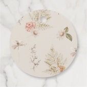 ボーホー秋のカボチャ感謝タグ フェイバータグ (裏面)