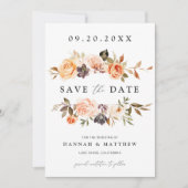 ボーホー秋のSave the Date, フォトSave the Date 招待状 (正面)