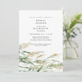 ボーホー草の花嫁シャワー 招待状 (スタンド正面)