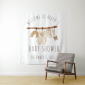 ボーホー衣類ライン ベビーシャワー歓迎看板 タペストリー (インサイチュ)