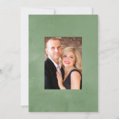 ボーホー・ひまわり・ユーカリ・ラスティックカントリーウェディング セーブザデート (裏面)