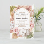 ボーホー アニマル ベイビー ブランチ 招待状 (スタンド正面)