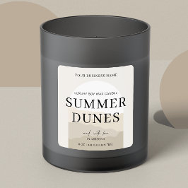 ボーホー アーチ ニュートラル カラー エレガント キャンドル スクエアシール