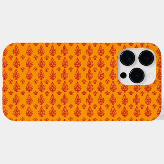 ボーホー インド ブロックプリント Case-Mate iPhoneケース (裏面 (横))