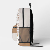 ボーホー ウォーターカラー フラワーブライド バックパック (右)