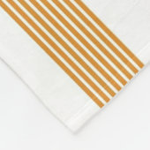 ボーホー オレンジ トロピカル フラワー ボタニカル サマー フリースブランケット (角)