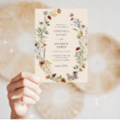 ボーホー オールインワン ウェディング インビテーション