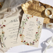 ボーホー オールインワン ウェディング インビテーション