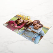 ボーホー カクタス サウスウエスト ハッピー ニューイヤー 1 フォト ゴールド 箔シーズンカード (回転した状態)