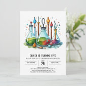 ボーホー・ギア・ディスカバリー・サイエンティストの誕生日 招待状 (スタンド正面)