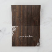 ボーホー サンキライ アントラー ウッドレース 結婚式 感謝 (内部)