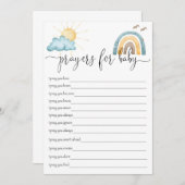 ボーホー サンシャイン 祈りのベイビー アクティビティ カード (正面/裏面)