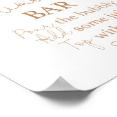 ボーホー シック ドライ パーム ミモザ バー サイン (角)