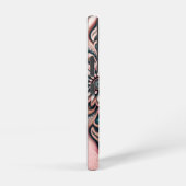 ボーホー シック パーソナライズド フラワーマンダラ ローズゴールド SAMSUNG GALAXYケース (右側面)