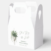 ボーホー シック ボタニカル 「結婚しよう」 ブライダル シャワー フェイバーボックス (オープン)