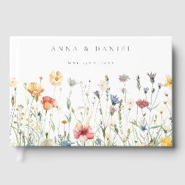 ボーホー シック ワイルドフラワー ウェディング ゲストブック