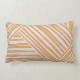 ボーホー ストライプのクッション ニュートラルな寮の装飾 ランバークッション