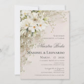 ボーホー スペイン風 結婚式招待状 招待状 (正面)