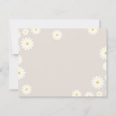 ボーホー ダイシー フラワーベイビーシャワー サンクスカード サンキューカード (裏面)