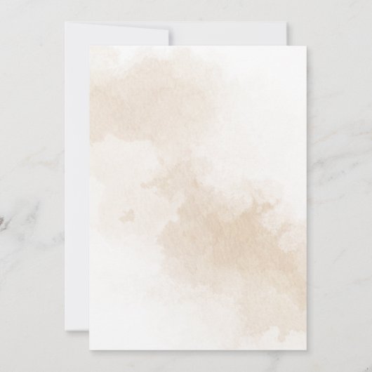 ボーホー ダスティ ピンクとバーガンディー おふたりの新しい日を救おう 招待状 (裏面)