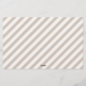 ボーホー テディベア ベビーシャワー 予測 便箋 (裏面)