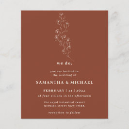 ボーホー テラコッタ インドゥィ ブラウン ボタニカル 予算に合わせて チラシ