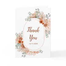 ボーホー テラコッタ パンパス グラス ブライダル シャワー