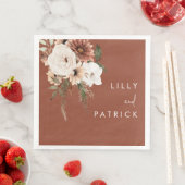 ボーホー テラコッタ フラワー ウェディング 婚約 パーティー (インサイチュ)