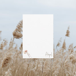 ボーホー ドライ ボタニカル シャワーブランケット サンクス II サンキューカード